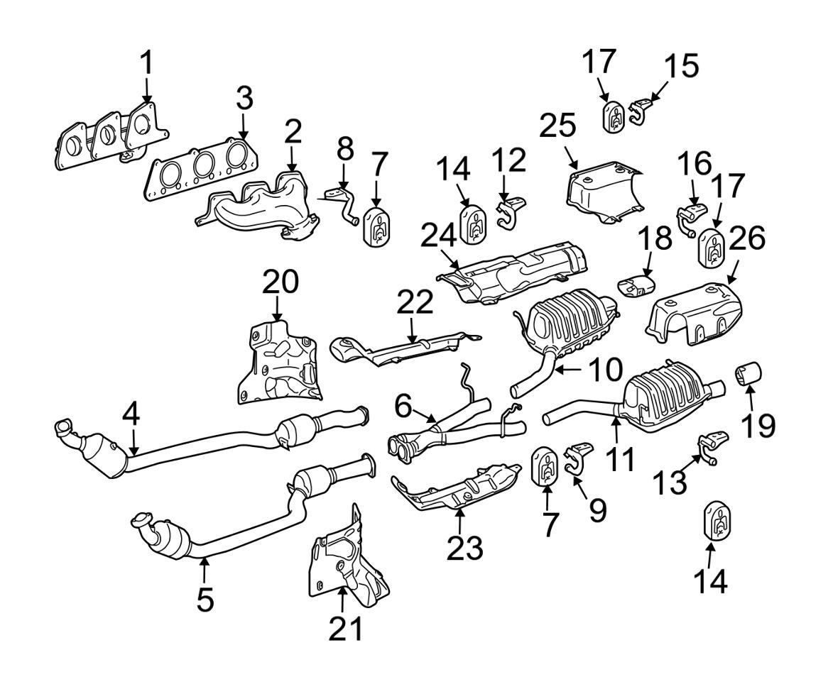 Mercedes Exhaust Manifold Gasket 2721420680